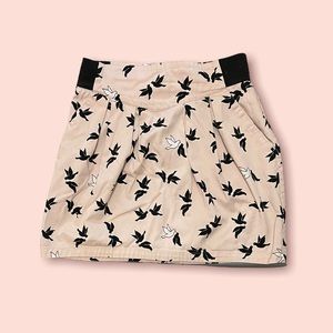 Divided Dove High Waist Mini Skirt
